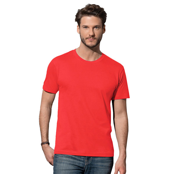 Stedman Comfort Tee L Scarlet Red för män Scarlet Red L