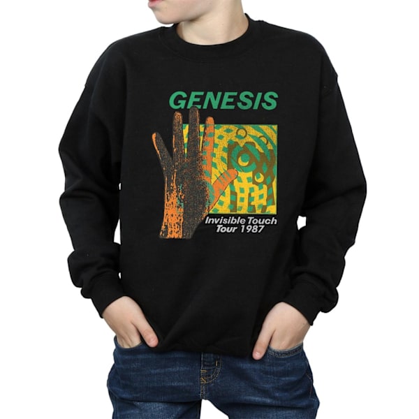 Genesis Boys Invisible Touch Tour Sweatshirt 7-8 år Svart Black 7-8 Years