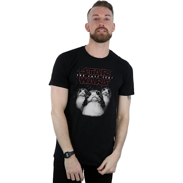 Star Wars: The Last Jedi Porg Bomull T-shirt 3XL Svart Black 3XL