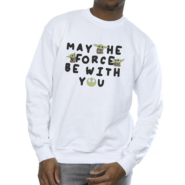 Star Wars Herr The Mandalorian Grogu May The Force Be With You White L