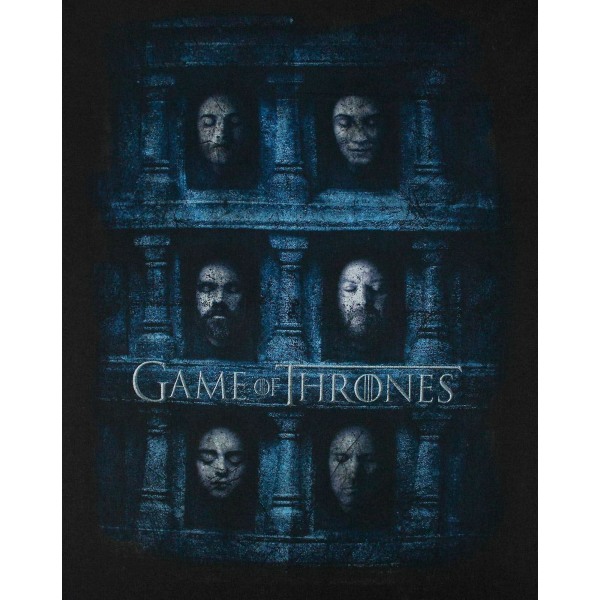 Game Of Thrones Dam/Kvinnor Hall Of Faces T-Shirt M Svart Black M