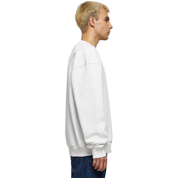 Bygg ditt varumärke Herr Ultra Heavy Crew Neck Sweatshirt 4XL Vit White 4XL