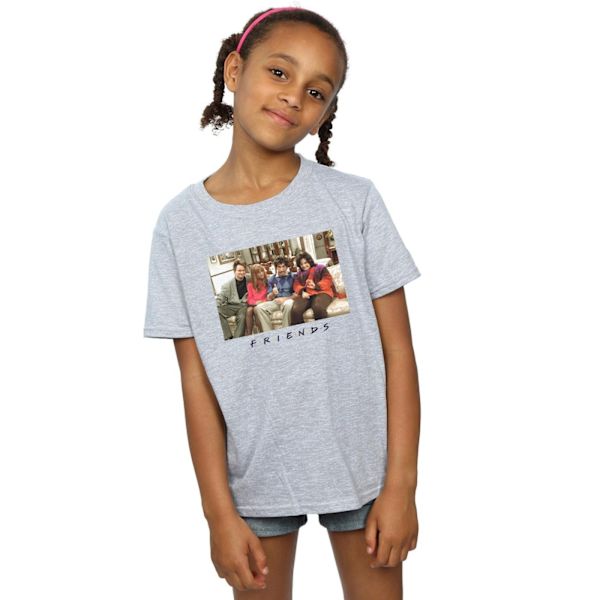 Friends Girls Retrospective Still Bomull T-shirt 12-13 år Sp Sports Grey 12-13 Years