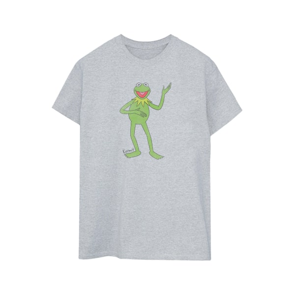 The Muppets Mens Classic Kermit Heather T-Shirt XL Heather Grey Heather Grey XL