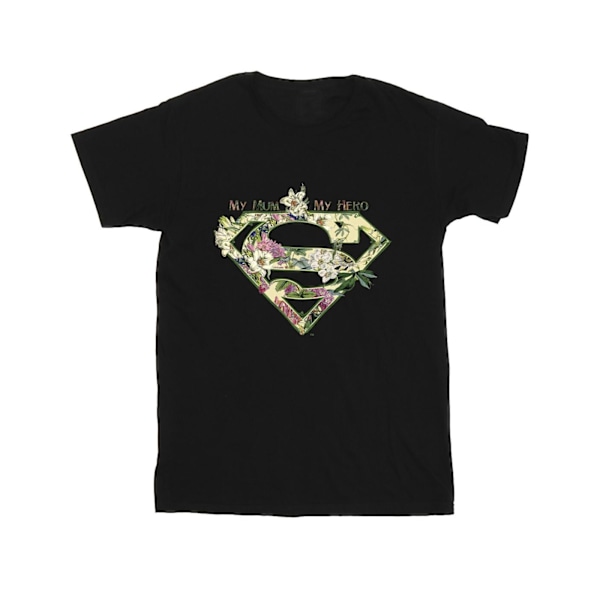 DC Comics Boys Superman My Mum My Hero T-shirt 5-6 år Svart Black 5-6 Years