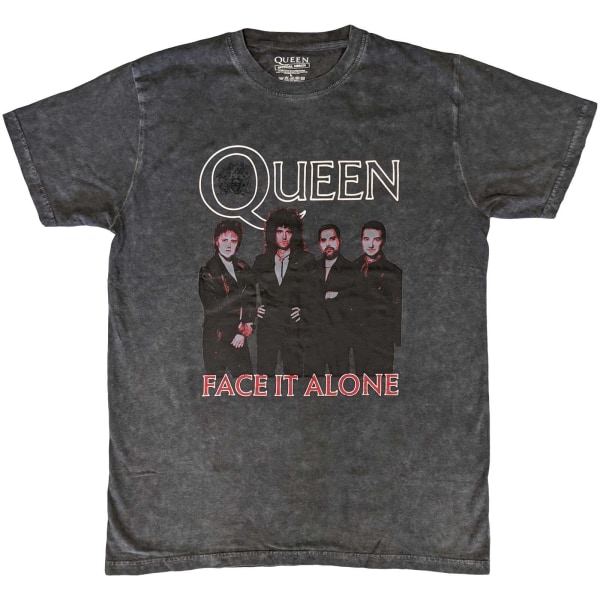 Queen Unisex Vuxen Face It Alone Band T-shirt L Svart Black L