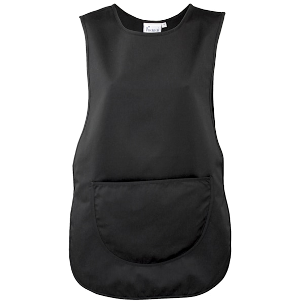 Premier Dam/Kvinnors Fickförkläde / Arbetskläder (2-pack) XXL Black XXL