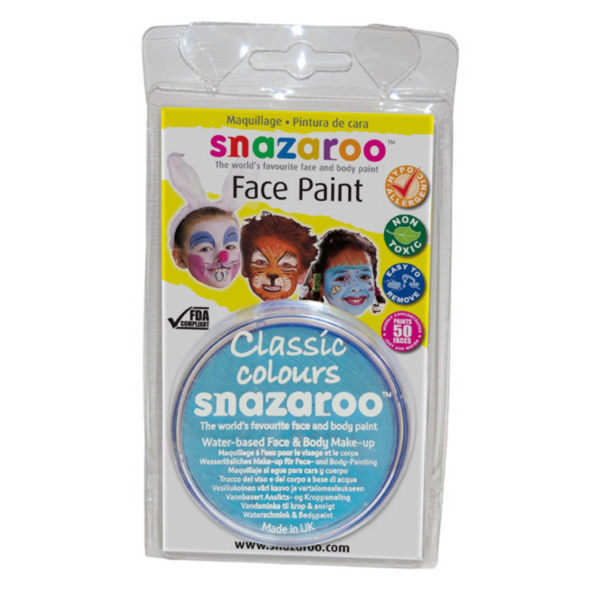 Snazaroo 18 ml giftfri ansiktsfärg (41 färger) En one size turquo Turquoise One Size