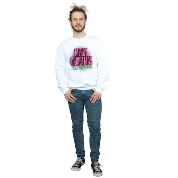 National Lampoon's Christmas Vacation Herr Kiss My Ass Sweatshirt White M