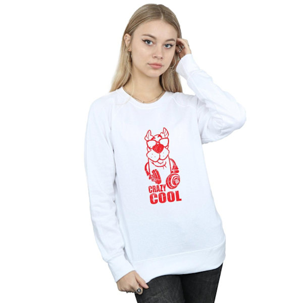 Scooby Doo Dam/Damer Crazy Cool Sweatshirt XXL Vit White XXL