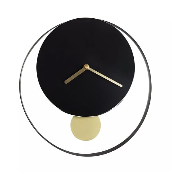 Intervall Pendel Väggklocka One Size Guld/Svart Gold/Black One Size