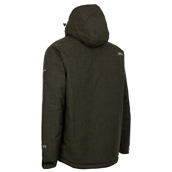 Trespass Fyfinn Vadderad Vattentät Jacka för Män XL Dark Vine Marl Dark Vine Marl XL