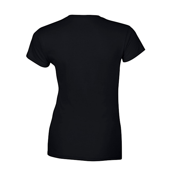 Gildan Womens/Ladies Softstyle Ringspun Bomull T-shirt XL Svart Black XL