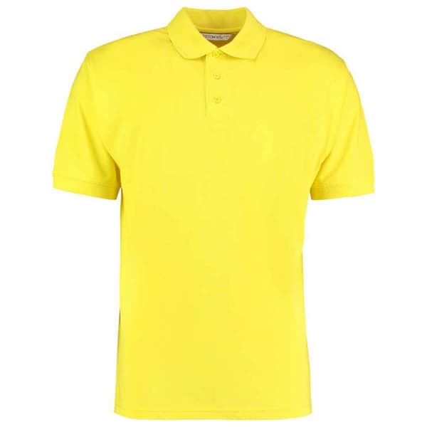 Kustom Kit Herr Klassisk Pikétröja M Kanariegul Canary Yellow M