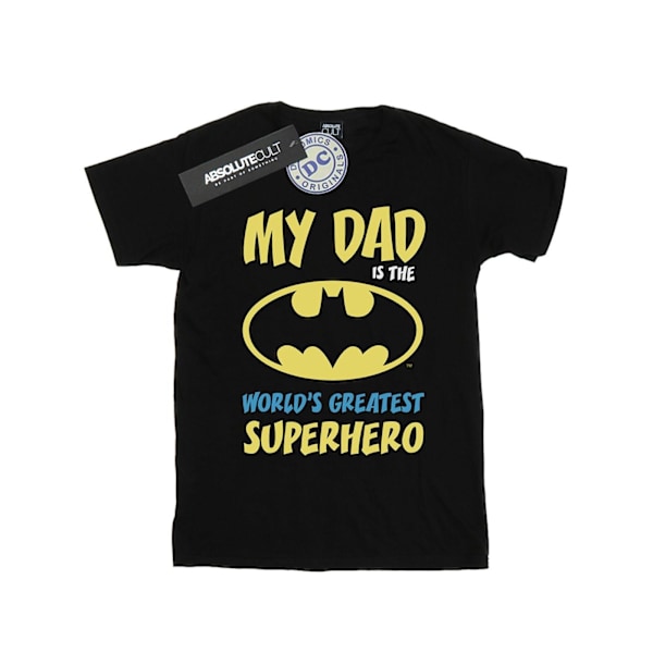 DC Comics Girls Batman World´s Greatest Superhero Bomull T-Shir Black 7-8 Years