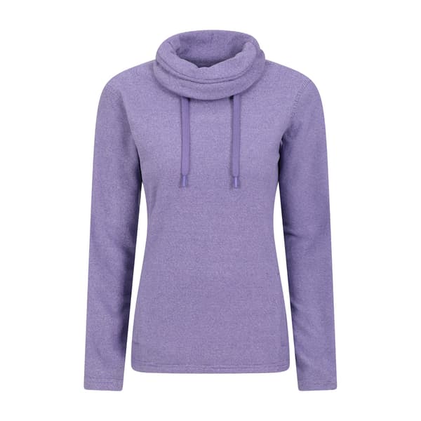 Mountain Warehouse Dam/Dam Hebridean Cowl Neck Fleecetopp Grape 12 UK