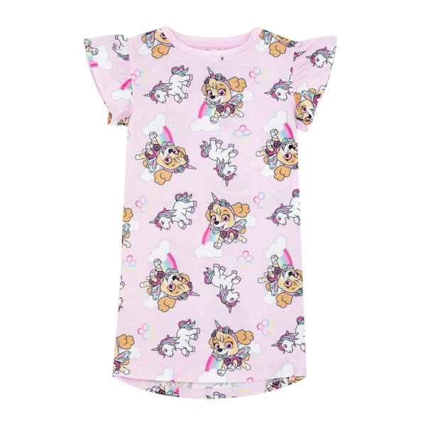 Paw Patrol Girls Skye Unicorn Nightie (2-pack) 5-6 år Rosa/Blå Pink/Blue 5-6 Years