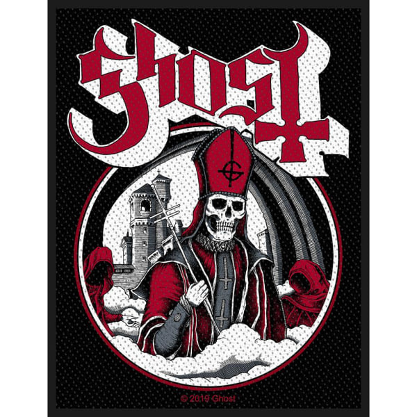 Ghost Secular Haze Standard Patch One Size Svart/Vit/Röd Black/White/Red One Size