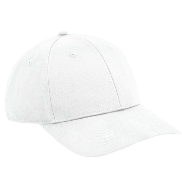 Beechfield Urbanwear 6 Panel Snapback Cap One Size Vit White One Size