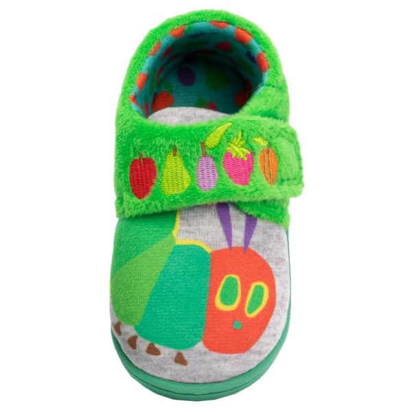 The Very Hungry Caterpillar Childrens/Kids Tofflor 7 UK Child Green/Grey 7 UK Child