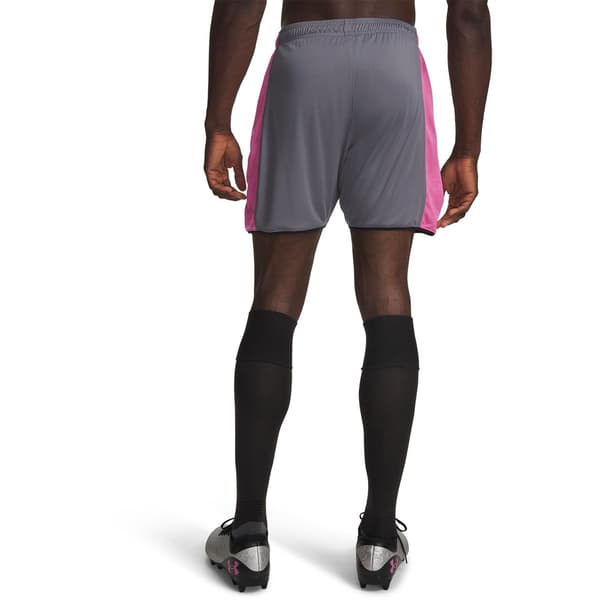 Under Armour fotbollsshorts för herrar L grå/rosa Grey/Pink L