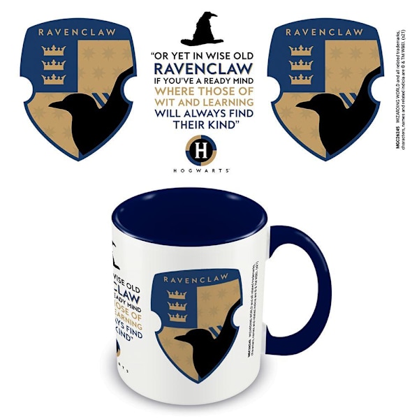 Harry Potter House Pride Ravenclaw Mugg En Storlek Vit/Marin/Brun White/Navy/Brown One Size