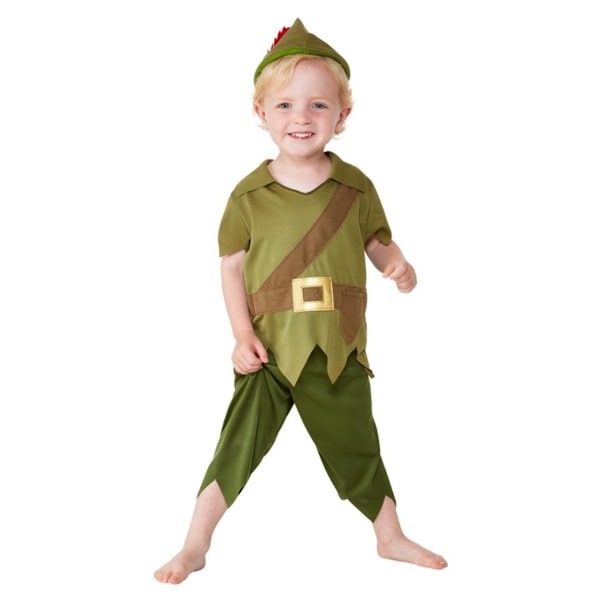 Robin Hood Barn/Barn Kostymset 3-4 År Grön/Brun Green/Brown 3-4 Years
