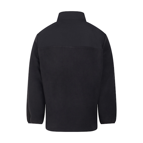 Front Row Herr Microfleece Half Zip Fleecetopp L Svart Black L