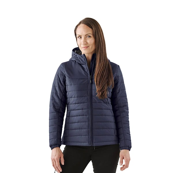 Stormtech Dam/Kvinnor Nautilus Quiltad Jacka med Huva XS Marinblå Navy XS