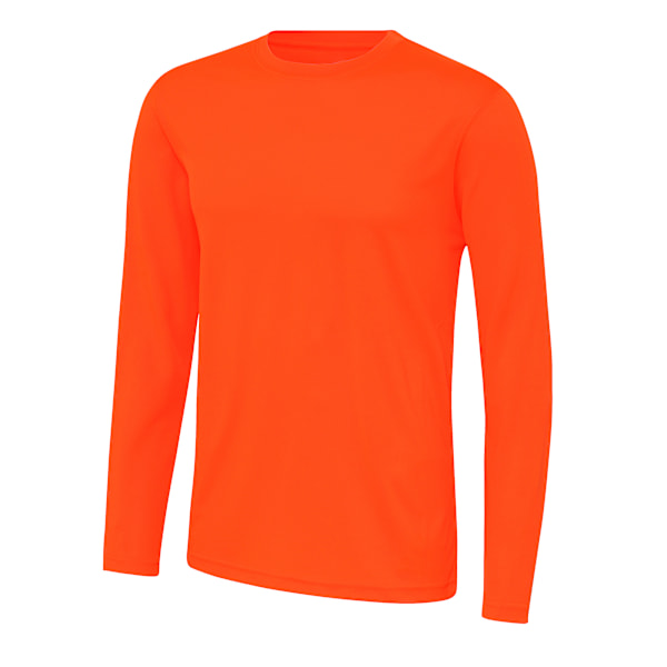 AWDis Just Cool Herr Långärmad Cool Sports Performance Plain Electric Orange S