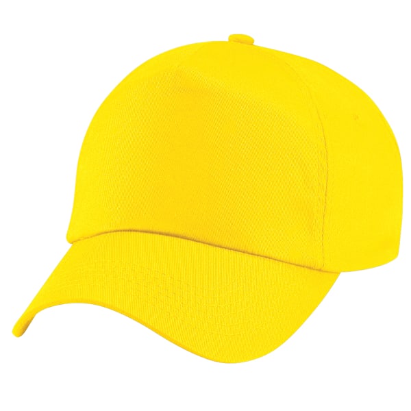 Beechfield Unisex Original 5-Panel Baseballkeps (2-pack) Yellow One Size