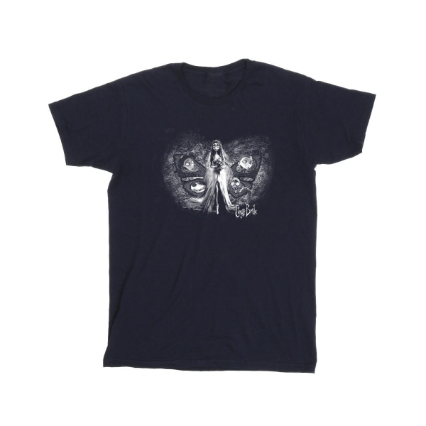 Corpse Bride Herr Emily Butterfly T-shirt M Marinblå Navy Blue M