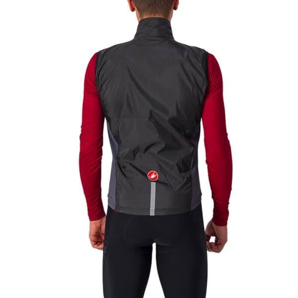 Castelli Herr Squadra Reflekterande Cykelväst S Ljus Svart Light Black S