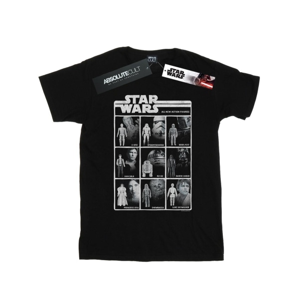 Star Wars Boys Action Figurer T-shirt 12-13 år Blac Black 12-13 Years