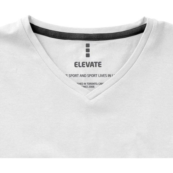 Elevate Mens Kawartha kortärmad T-shirt M Vit White M