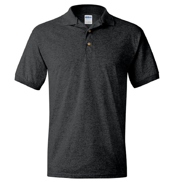 Gildan Adult DryBlend Jersey Kortärmad Poloskjorta M Mörk Heather Dark Heather M