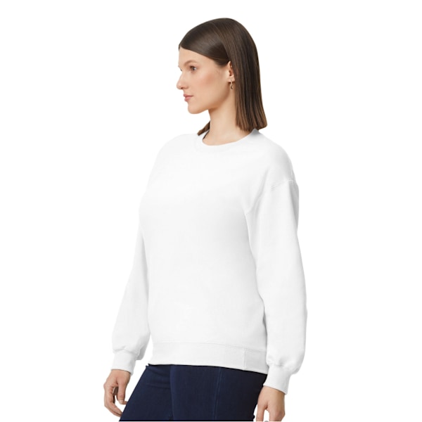 Gildan Mens Softstyle Midweight Sweatshirt L Vit White L
