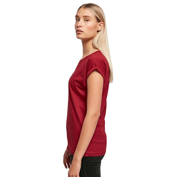 Bygg ditt varumärke Dam/Dam Extended Shoulder T-Shirt XS Bur Burgundy XS