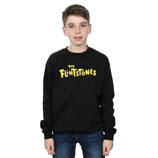 The Flintstones Boys Original Logo Sweatshirt 5-6 år Svart Black 5-6 Years