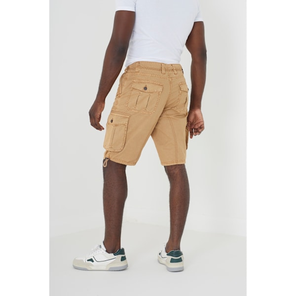 Brave Soul George Cargo Shorts M Stone för män Stone M