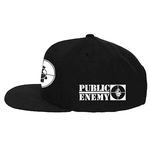 Public Enemy Unisex Vuxen Target Snapback Cap One Size Svart Black One Size