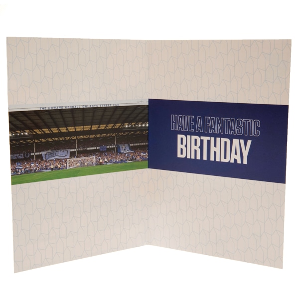 Everton FC Födelsedagskort med klistermärken One Size Blå/Vit/Guld Blue/White/Gold One Size