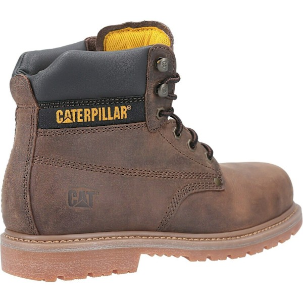 Caterpillar Powerplant S3 Lädersäkerhetskängor 8 UK Brun Brown 8 UK