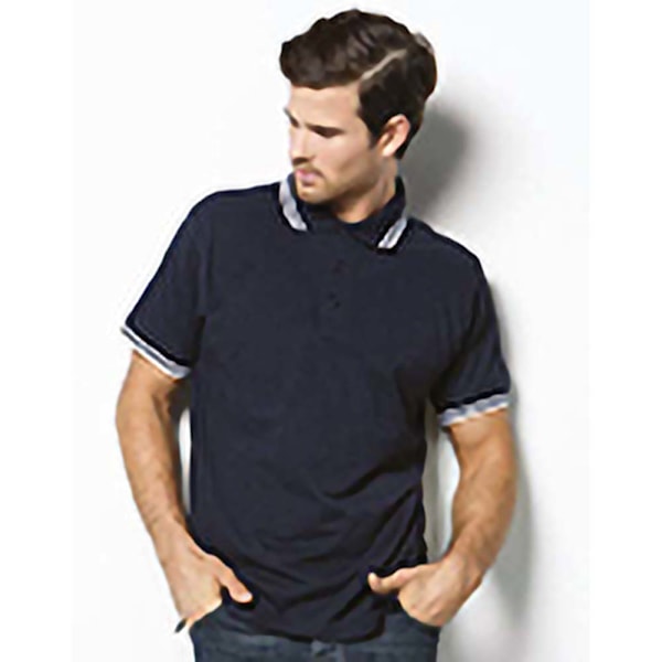 Asquith & Fox Klassisk passform Tipped Poloskjorta M Marinblå/ Vit Navy/ White M