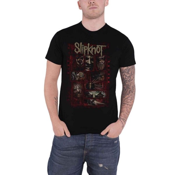 Slipknot Unisex Vuxen Box T-shirt S Svart Black S