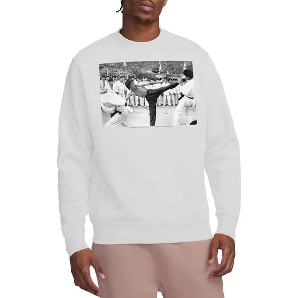 Bruce Lee Herrspark Kick To The Head Sweatshirt L Vit White L
