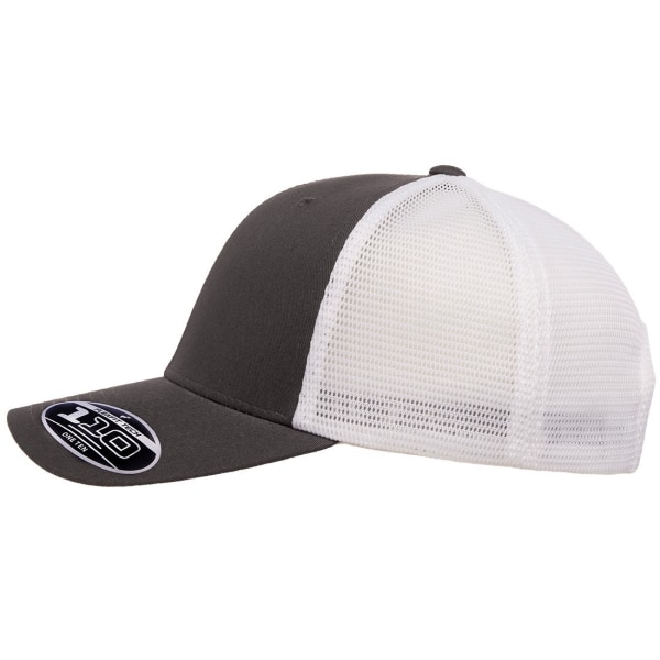Flexfit Unisex Adult 110 Mesh Two Tone Cap One Size Charcoal/Wh Charcoal/White One Size