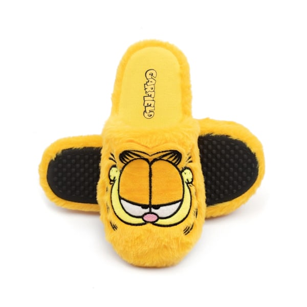 Garfield Unisex Vuxen Broderade Tofflor 5 UK-6 UK Gula Yellow 5 UK-6 UK