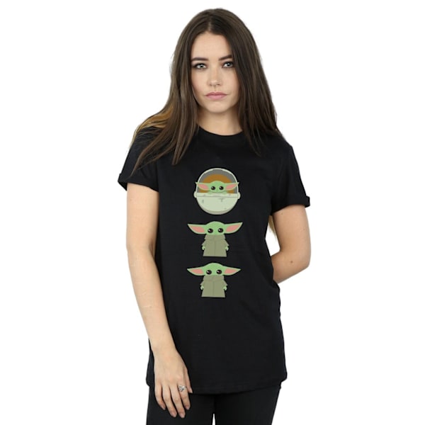 Star Wars Dam/Damer The Mandalorian The Child Posing Bomull Black 3XL