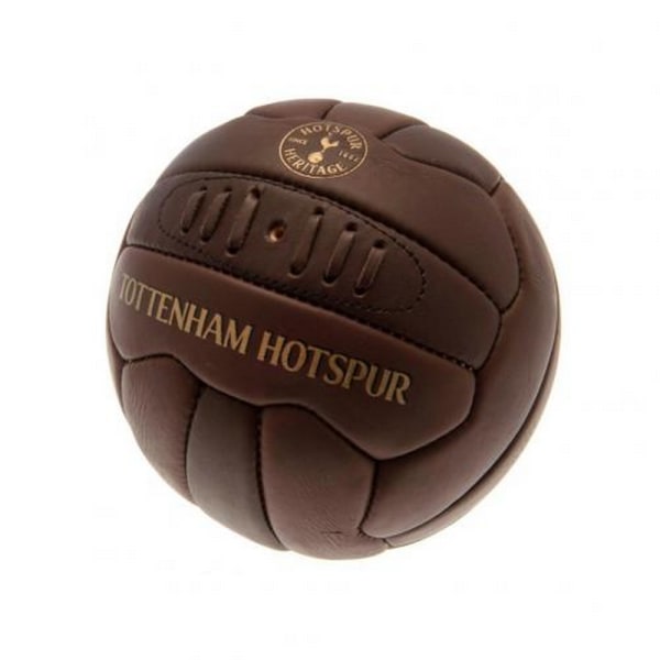 Tottenham Hotspur FC Retro Heritage Mini Läderboll One Size Brown One Size